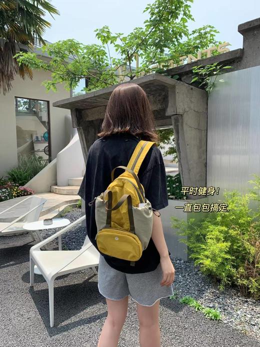 出口加拿大订单lulu二合一多功能双肩包防水超轻 商品图2