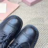 XX77-miumiu 缪缪 牛皮革 方头系带 乐福鞋 休闲单鞋（KS*MM） 商品缩略图6