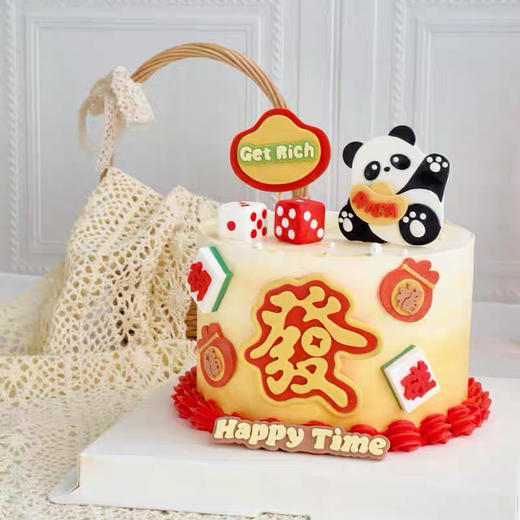 暴富熊猫（舒芙蕾蛋糕胚） 商品图1