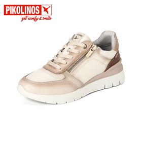 【Pikolinos】  B3F |  派高雁秋季多材质拼接深口系带拼色运动休闲鞋PL256714