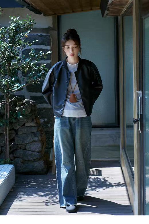 美洋同款假两件软糯打底衫叠穿王者巨显瘦 商品图11