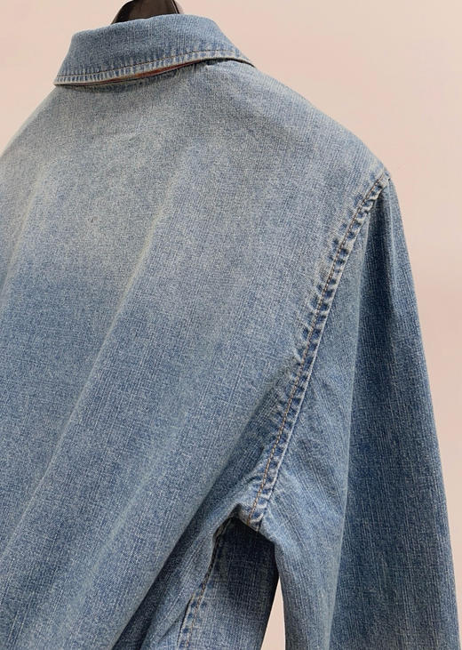 34-2 断码亏清 渠道圆正 粉色小马刺绣 美式复古休闲 水洗牛仔夹克夹克外套 商品图14