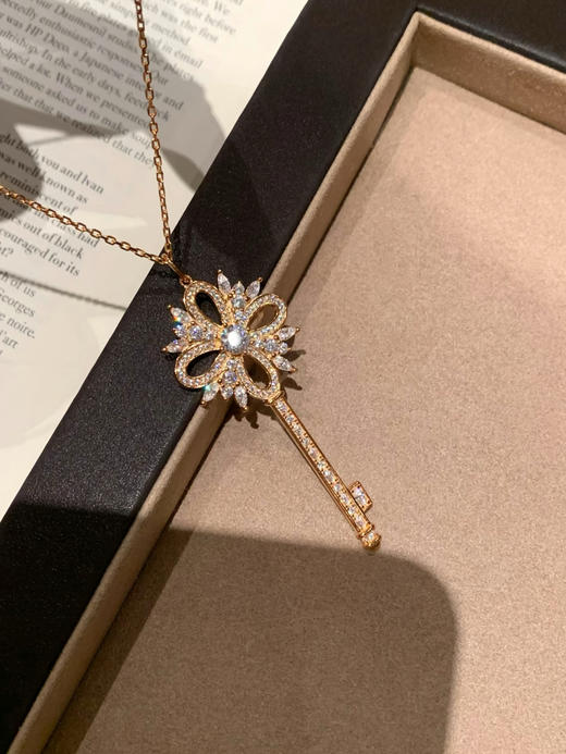 TB64-TIFFANY & CO.蒂芙尼 Keys 系列 Tiffany Victoria 钥匙吊坠 项链 女款（XK） 商品图3