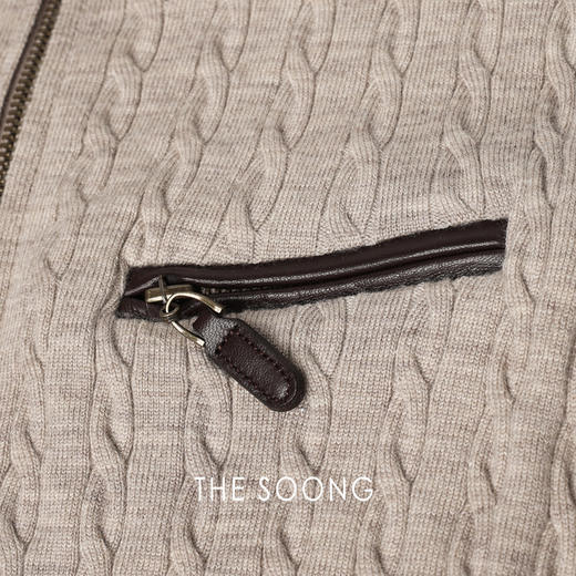 THESOONG/100%羊毛坎肩马甲女秋外穿时髦洋气时尚针织HWMJ7667 商品图6