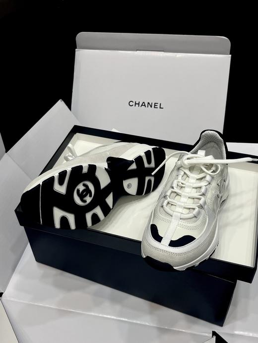 xx71-CHANE香奈儿25A 小牛皮圆头系带低帮生活休闲鞋女款 (MT) 商品图2