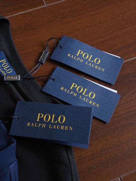 拉夫劳伦T恤男圆领精致刺绣小标 纯色简约长袖秋冬上衣T恤 商品图8