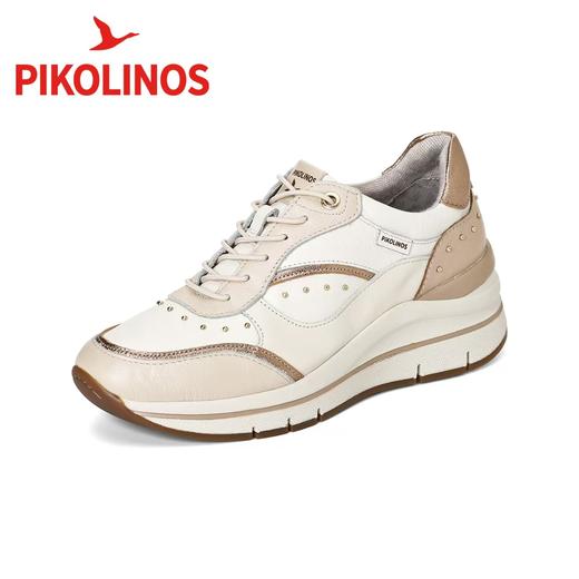 【Pikolinos】  B3F |  派高雁秋季牛皮／羊皮坡跟系带休闲鞋PL255802 商品图0