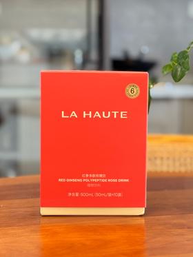 【红参多肽玫瑰饮】LA HAUTE岚奥汀  北大北中医联合研发 日内瓦银奖 5 大专利 先通后补不上火  女经期产后血不足调理