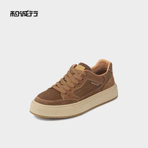 和诚行2025秋季新款复古户外系带百搭透气男式休闲鞋0930258 商品图1