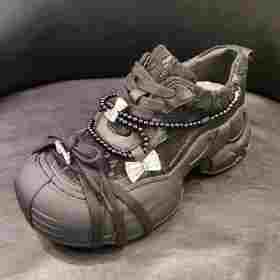 LFGJ凌介女鞋 13006 时尚厚底老爹鞋