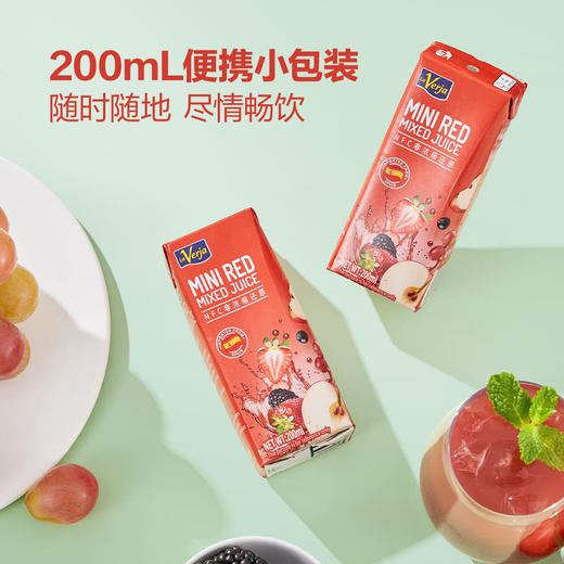 MM 山姆 LA VERJA西班牙进口 莓果苹果复合果汁 200ml*30 商品图3