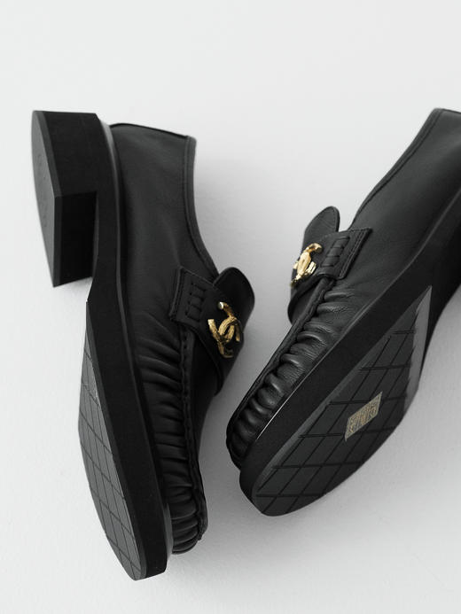 XX48-CHANEL香奈儿一脚蹬简约舒适百搭乐福鞋女款黑色（KS*MM） 商品图7