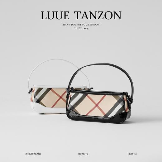 TD6-巴宝莉 格纹腋下包 黑白两色(RG*MM) 商品图0