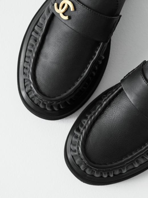 XX48-CHANEL香奈儿一脚蹬简约舒适百搭乐福鞋女款黑色（KS*MM） 商品图8