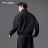 PINLI品立2025秋季新款简约宽松立领夹克外套潮牌复古休闲男茄克GD253104105 商品缩略图3