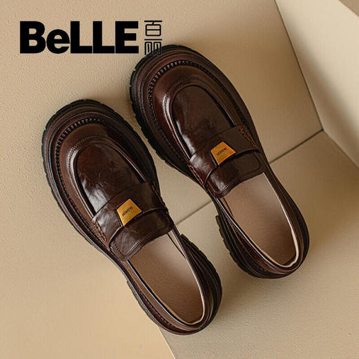 XX65-缪缪  牛皮革 圆头套脚金币 百丽乐福鞋  女款（KS*MM） 商品图7