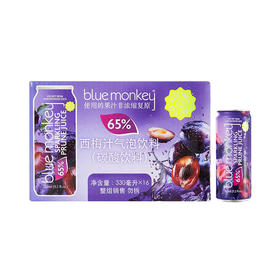 MM 山姆 BLUE MONKEY越南进口 西梅汁气泡饮料（碳酸饮料）330ml*16