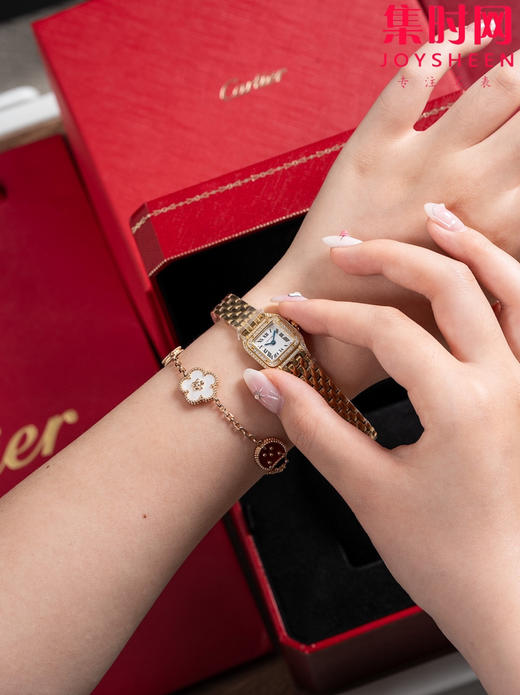 卡地亚猎豹系列 猎豹迷你 表盘尺寸19mm*25mm 女士腕表 原版瑞士进口石英机芯 商品图4