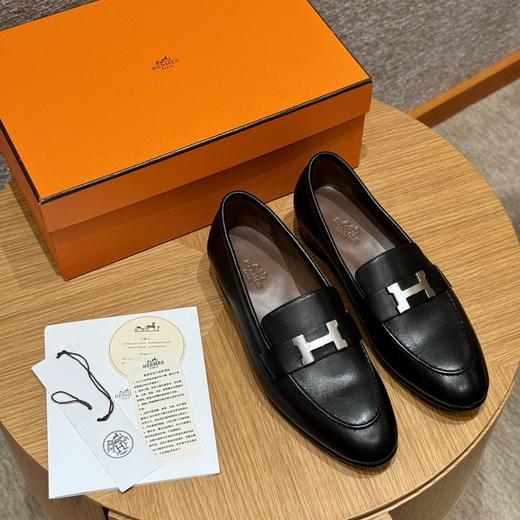 XX52-HERMES爱马 Paris套脚女士休闲单鞋女款黑色（KS*MM） 商品图5
