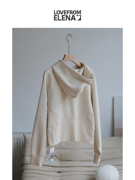 “入秋老钱风“ 莫代尔空气层 卫衣卫裤套装 商品图5