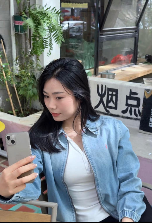 34-2 断码亏清 渠道圆正 粉色小马刺绣 美式复古休闲 水洗牛仔夹克夹克外套 商品图7