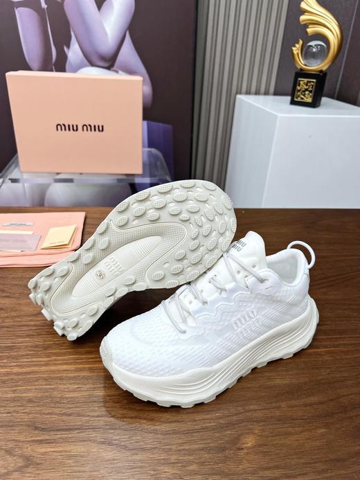 xx75-MIU MIU缪缪徽标压花低帮生活休闲鞋女款-（KS*MM） 商品图2