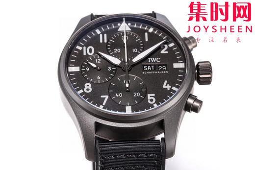 新品万国IWC TW飞行员计时系列 梅赛德斯AMG工程师强强联手IW388108 F1赛车 马石油绿 表径41mm 男士腕表 商品图3