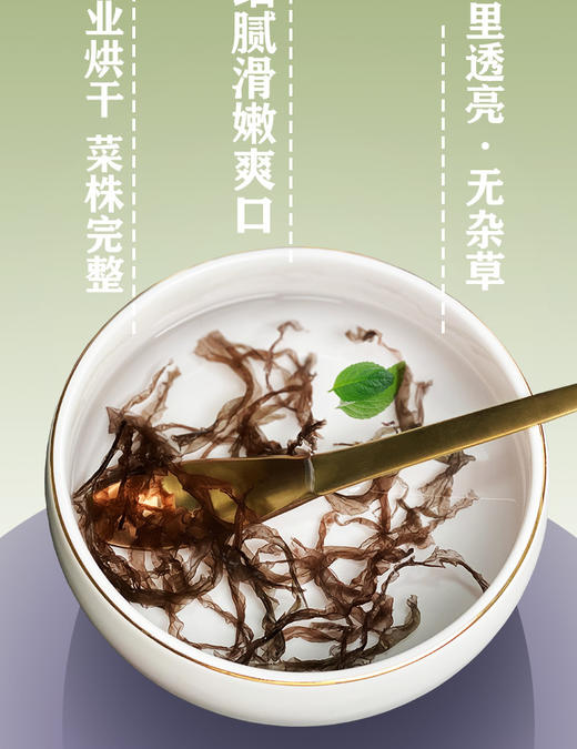 渔家特产霞浦紫菜精品头水紫菜每一片都是好品质天然纯紫菜头次收割紫菜 商品图5