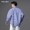 PINLI品立2025秋季新款男士宽松尖领条纹休闲长袖衬衫GD253113111 商品缩略图2