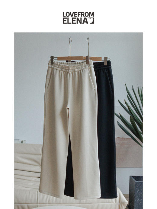 “入秋老钱风“ 莫代尔空气层 卫衣卫裤套装 商品图1