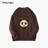 PINLI品立2025秋季新款熊猫植绒套头卫衣男士圆领长袖休闲潮上衣BG253109004 商品缩略图8