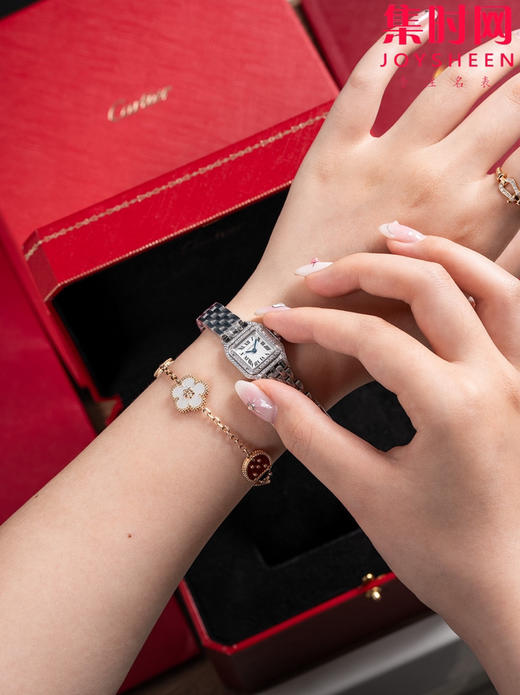 卡地亚猎豹系列 猎豹迷你 表盘尺寸19mm*25mm 女士腕表 原版瑞士进口石英机芯 商品图4