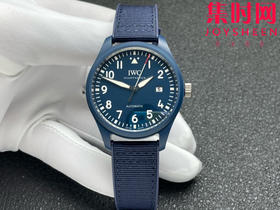 IWC万国 M+飞行员系列IW328101 马克18 马克十八 蓝陶瓷 雾霾蓝 君子蓝 男士腕表 表径41mm 劳伦斯特别版
机芯：搭载进口9015改Cal.32111