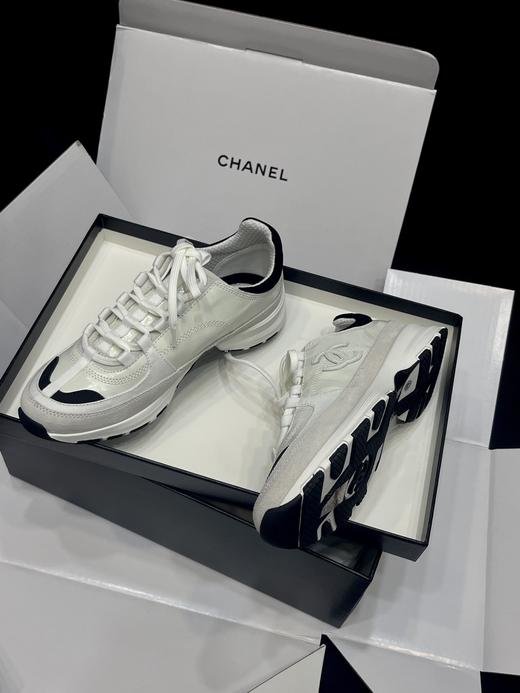 xx71-CHANE香奈儿25A 小牛皮圆头系带低帮生活休闲鞋女款 (MT) 商品图4