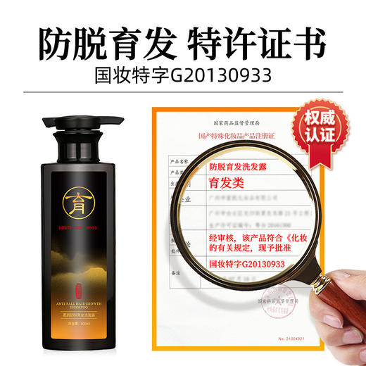 新款新品专供防脱育发洗发水生姜侧柏叶固发养发防掉发洗发露护发素 商品图2
