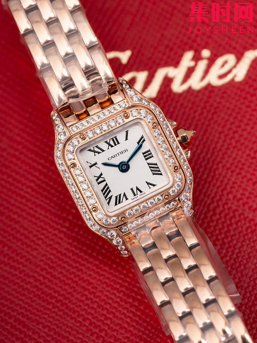 卡地亚猎豹系列 猎豹迷你 表盘尺寸19mm*25mm 女士腕表 原版瑞士进口石英机芯 商品图0