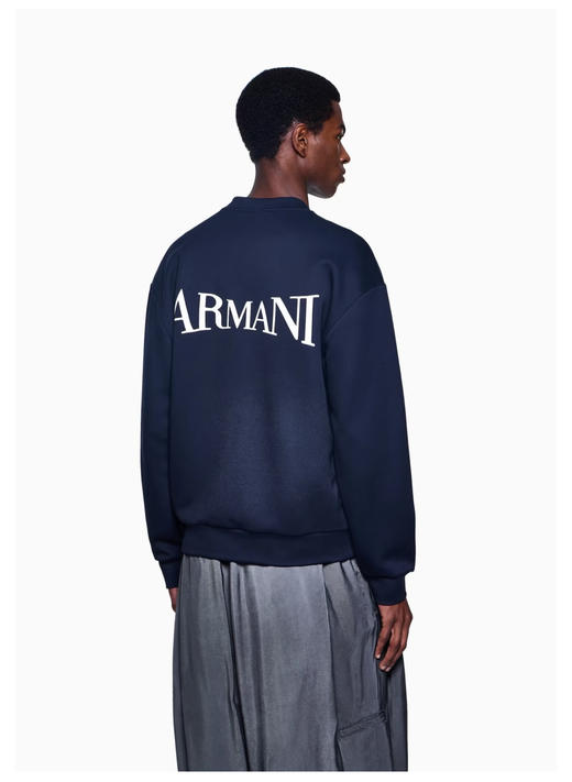 G.@宽松圆领套头落肩撞色标识卫衣 WY910 商品图1