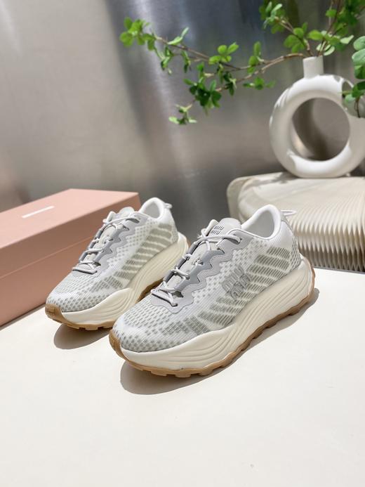 xx75-MIU MIU缪缪徽标压花低帮生活休闲鞋女款-（KS*MM） 商品图6