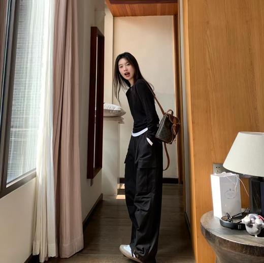 美洋同款假两件软糯打底衫叠穿王者巨显瘦 商品图5