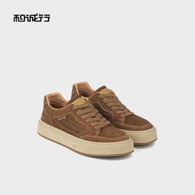 和诚行2025秋季新款复古户外系带百搭透气男式休闲鞋0930258