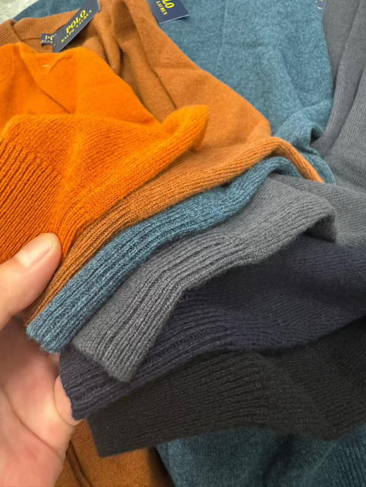 原单正品 RALPH LAUREN经典羊毛衫，优雅质感，定义绅士衣橱。
六个色，尺码S-XL
清货特价 商品图6