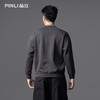 PINLI品立2025秋季新款男士圆领落肩字母压花套头卫衣BG253109010 商品缩略图2