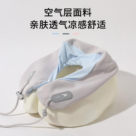 记忆棉u型枕旅行便携飞机枕可收纳颈枕办公室午睡护颈枕 商品图2