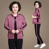 2026新款妈妈装中老年休闲运动服套装女春秋季大码立领卫衣两件套 商品缩略图2