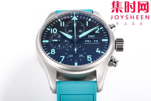 新品万国IWC TW飞行员计时系列 梅赛德斯AMG工程师强强联手IW388108 F1赛车 马石油绿 表径41mm 男士腕表 商品图3