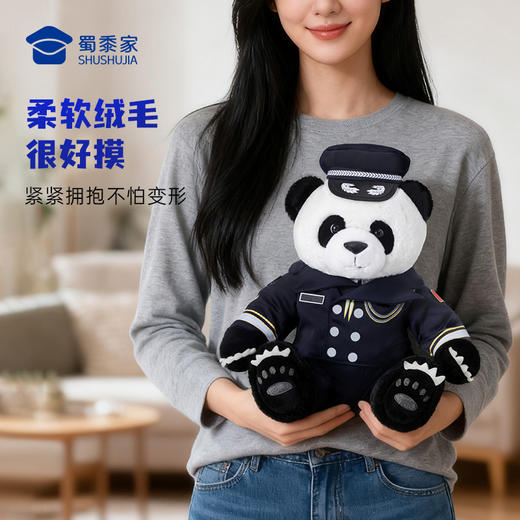 【实付满199送钥匙扣】【盼盼达达礼服款】可定制创意熊猫玩偶毛绒玩具儿童公仔送礼礼品礼物 商品图3