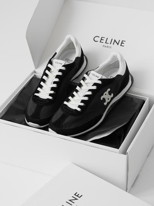 XX49-CELINE赛琳Racer牛剖层革圆头系带低帮生活休闲鞋（KS*MM） 商品图6