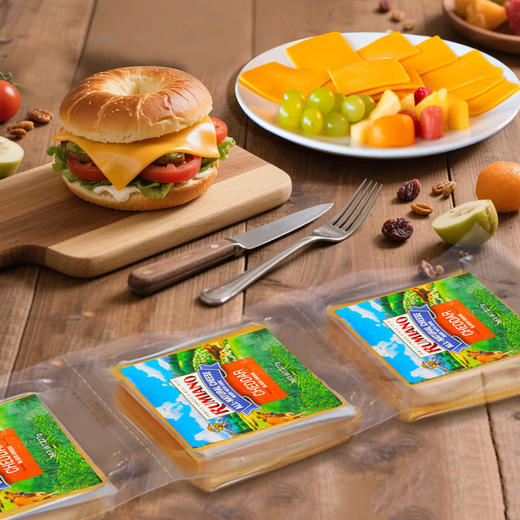 MM 山姆 Rumiano橙色车达奶酪片 227g*3 商品图8