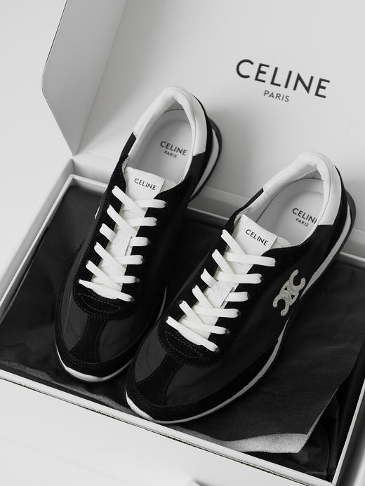 XX49-CELINE赛琳Racer牛剖层革圆头系带低帮生活休闲鞋（KS*MM） 商品图7