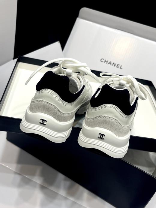 xx71-CHANE香奈儿25A 小牛皮圆头系带低帮生活休闲鞋女款 (MT) 商品图1